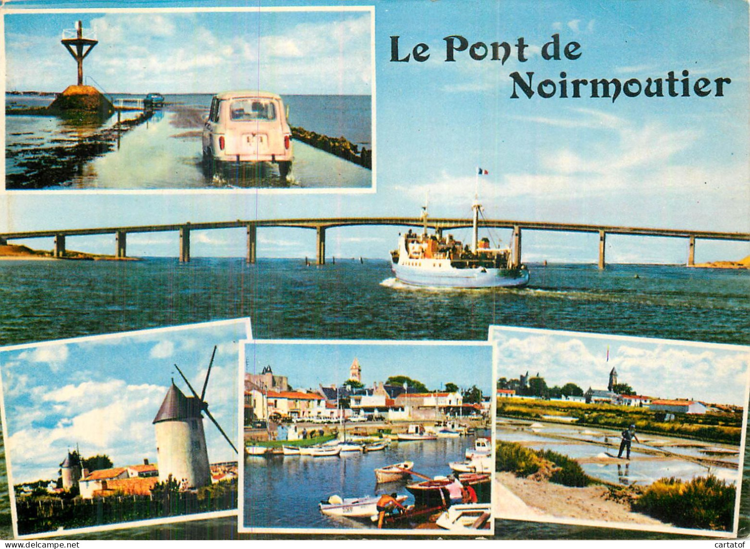 LE PONT DE NOIRMOUTIER . ( RENAULT 4 4L Au Passage Du Gois ) - Ile De Noirmoutier