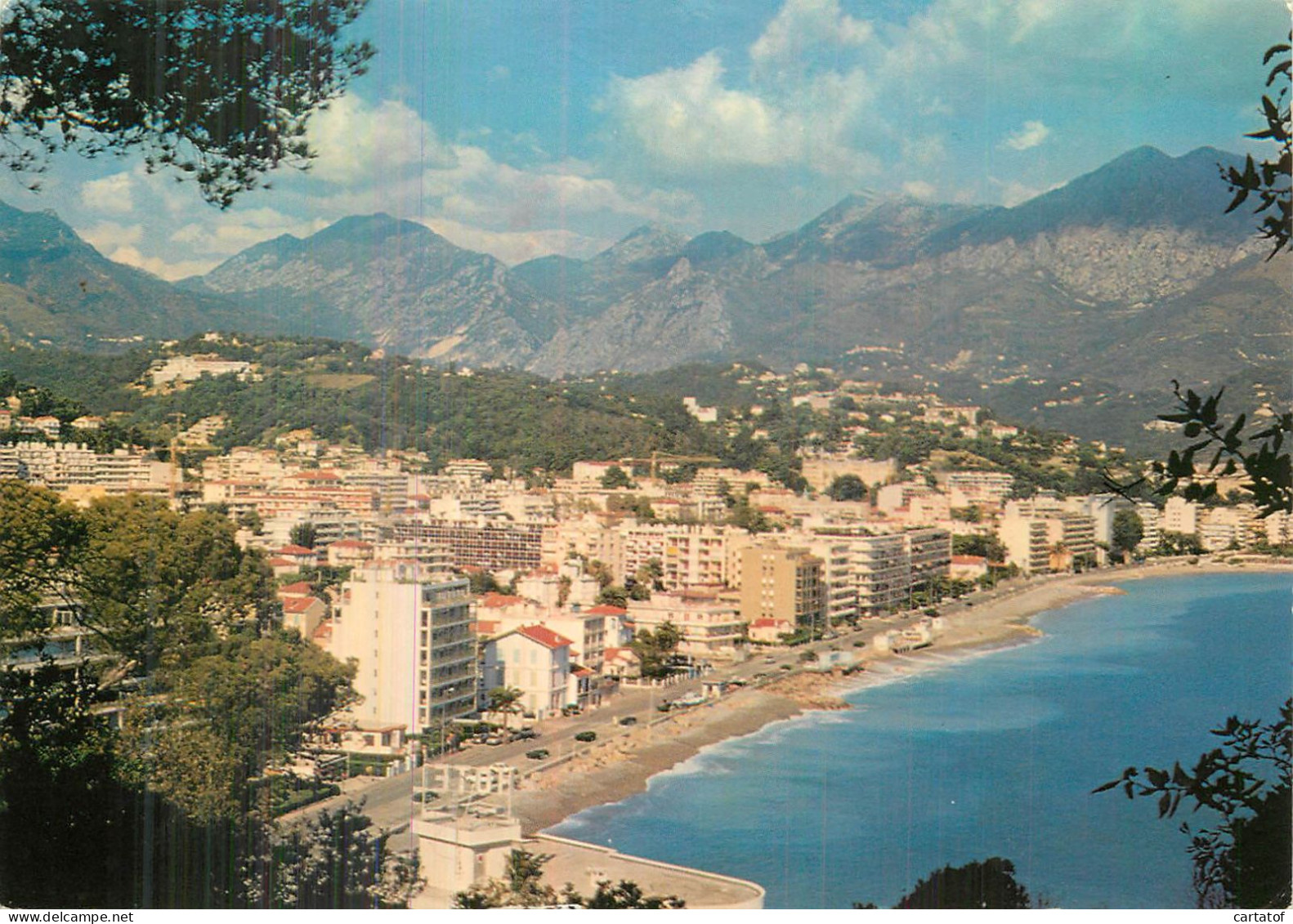 MENTON . Promenade Maréchal Joffre - Menton