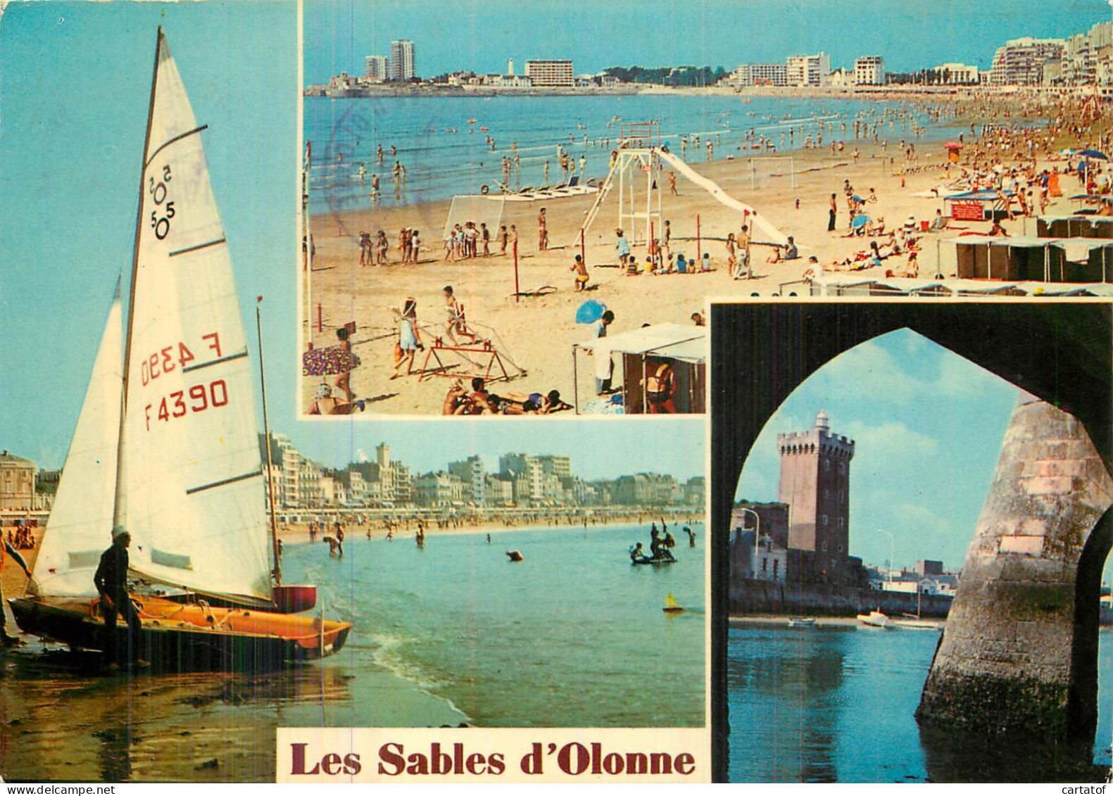 LES SABLES D'OLONNE . CP Multivues - Sables D'Olonne