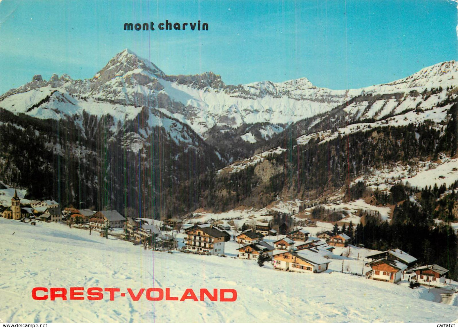 CREST VOLAND . Vue Générale Et Mont Charvin - Andere & Zonder Classificatie