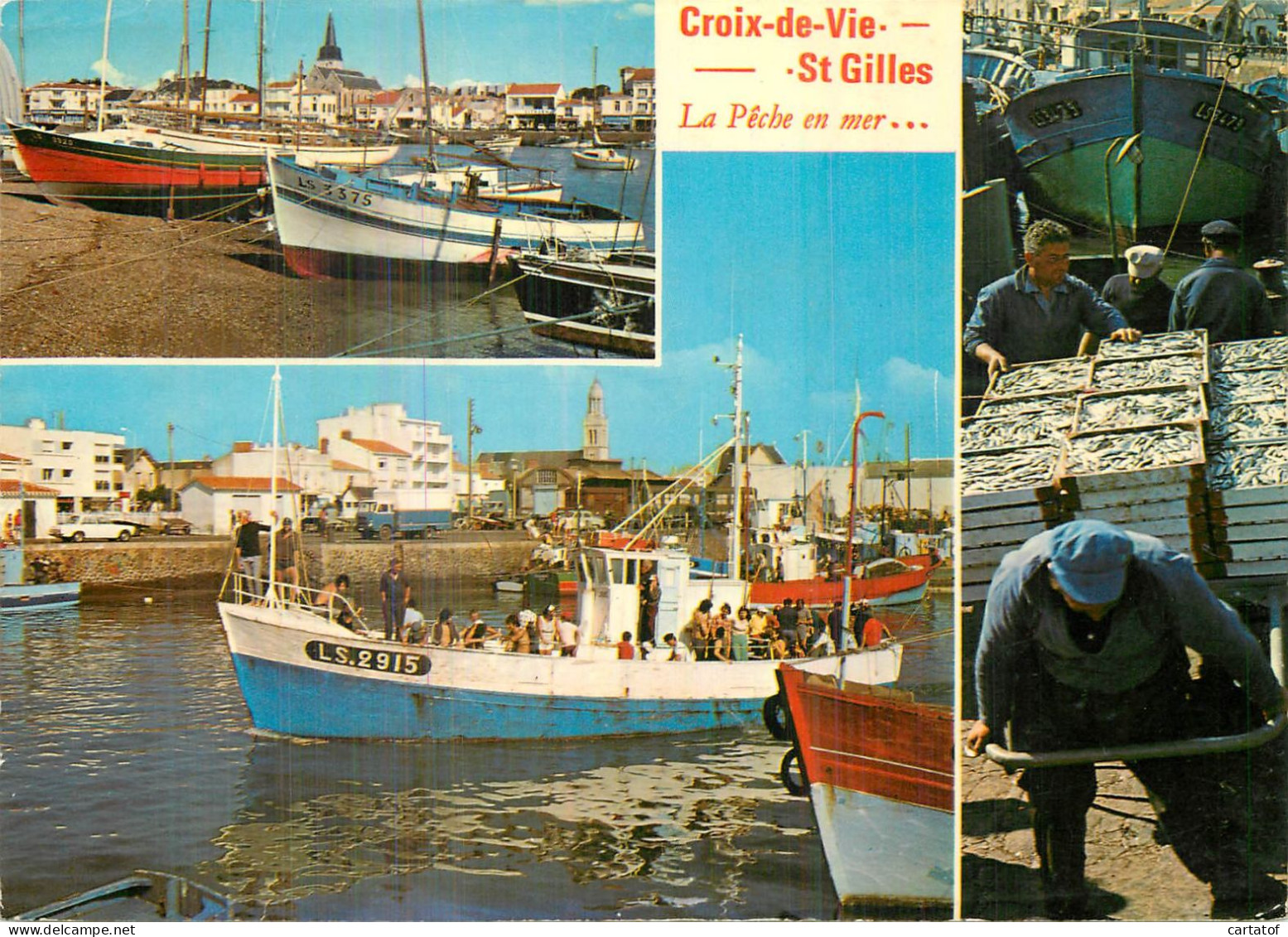 SAINT GILLES CROIX DE VIE . CP Multivues - Saint Gilles Croix De Vie