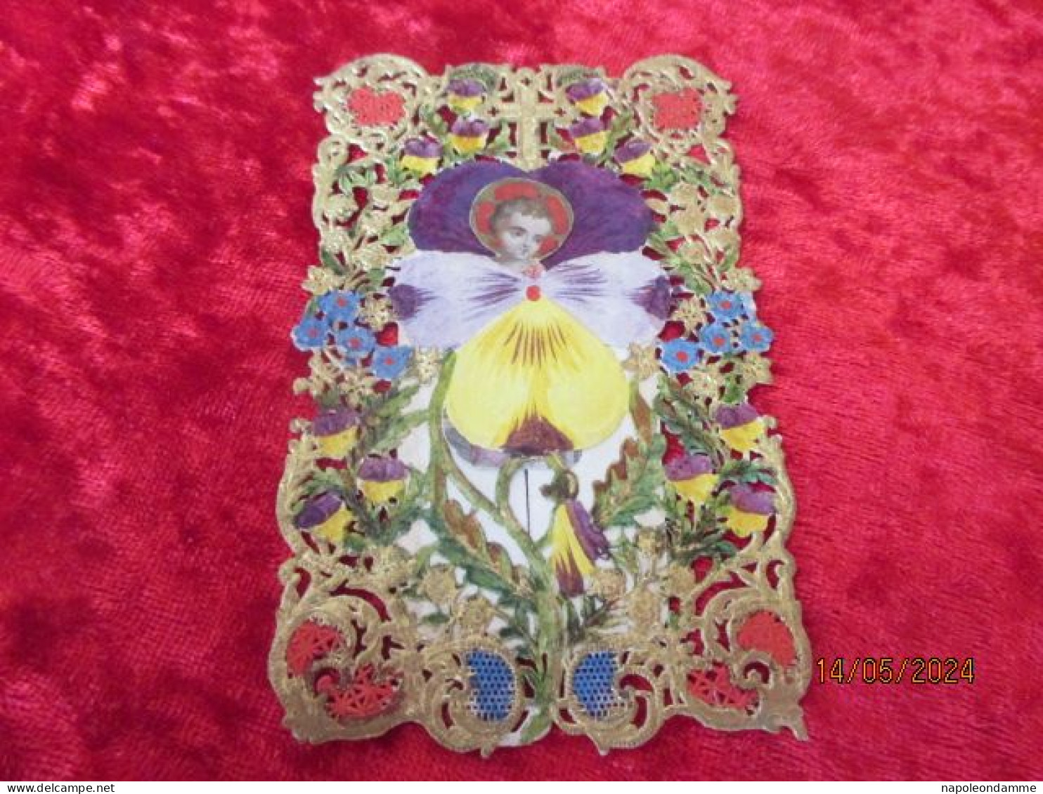 Holy Card Lace,kanten Prentje, Santino, Edit Bouasse Lebel - Images Religieuses