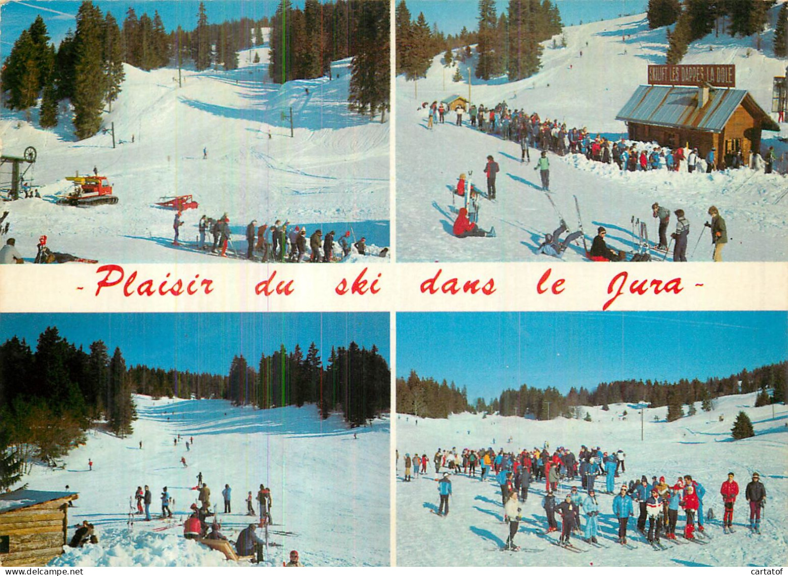 Plaisir Du Ski Dans Le Jura . VAL Des DAPPES . TABAGNOZ . LA DOLE - Andere & Zonder Classificatie