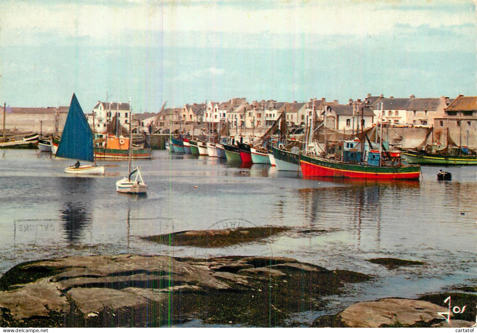 LA TURBALLE . Le Port Et Ses Bateaux De Pêche - La Turballe