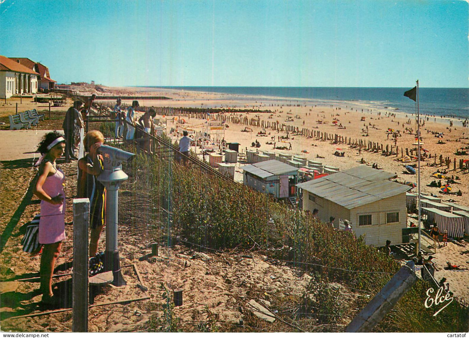 MIMIZAN PLAGE . Vue Sur Les Deux Grandes Plages - Mimizan Plage