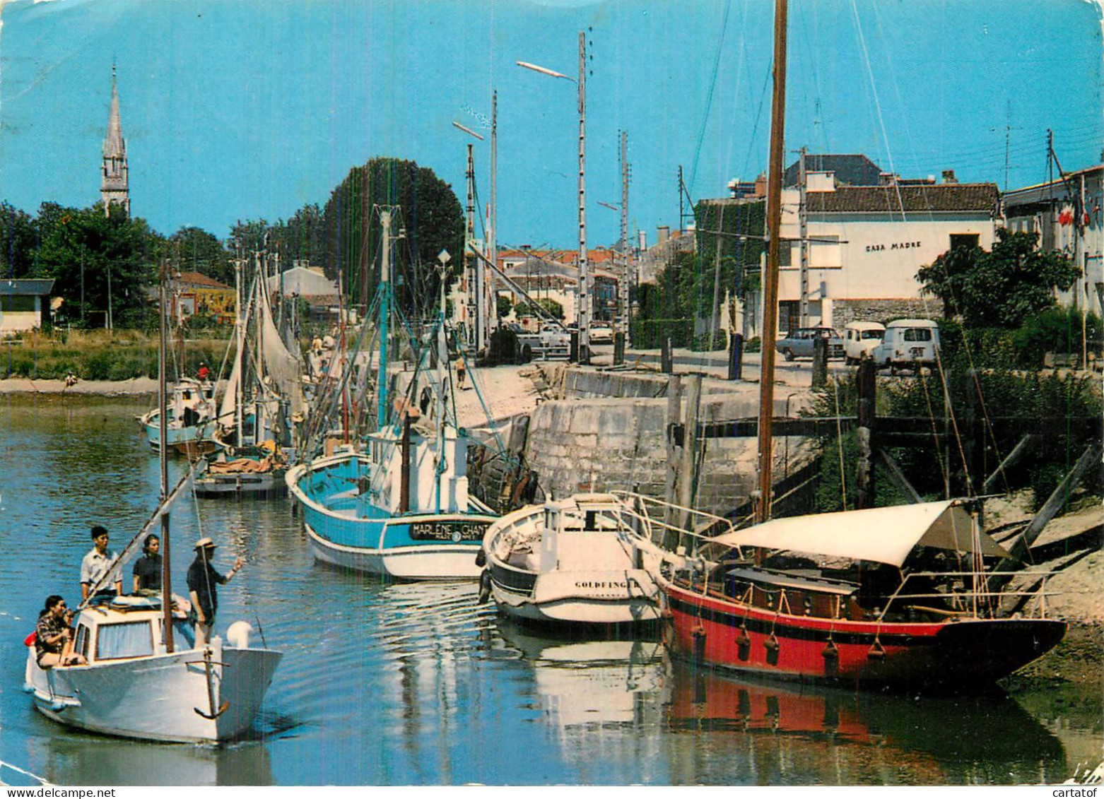 LA TREMBLADE . Le Port Et Le Clocher - La Tremblade