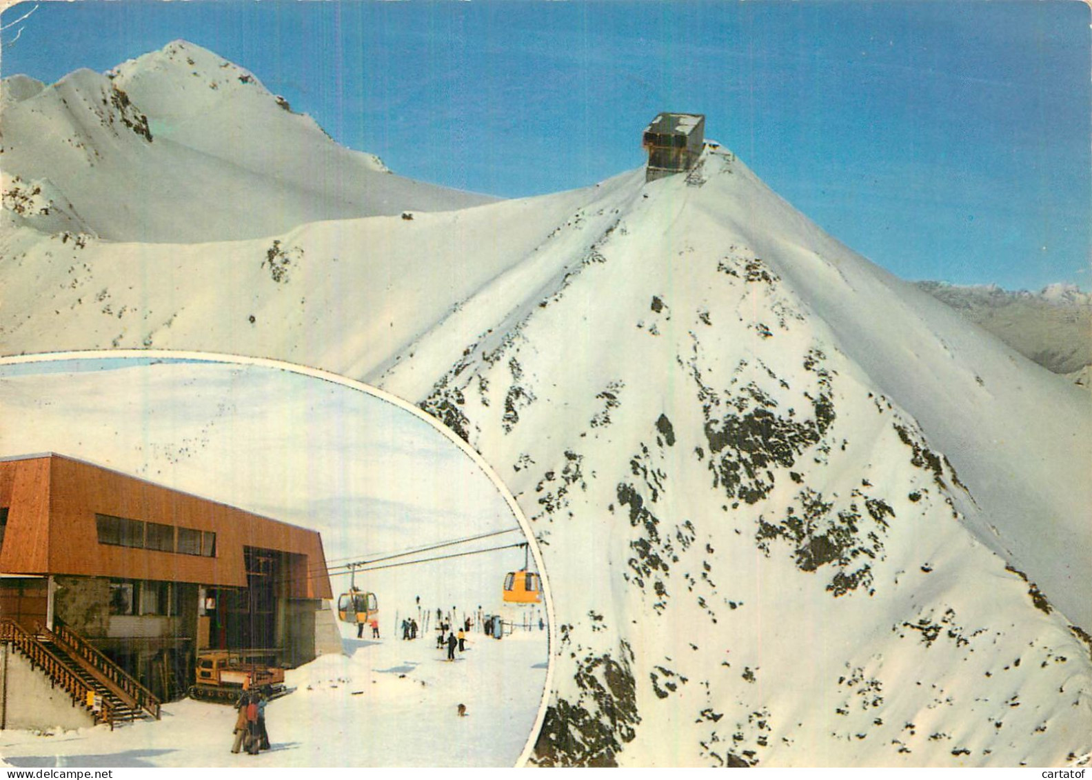 L'ALPE D'HUEZ . Le Téléphérique Des Rousses . Gares Départ Et Arrivée - Andere & Zonder Classificatie