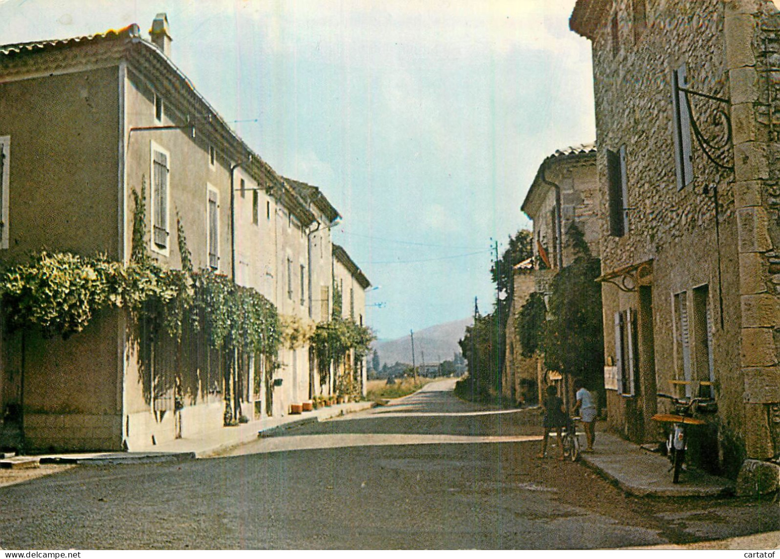 PORTES En VALDAINE . Route De La Bégude De Mazenc . - Autres & Non Classés