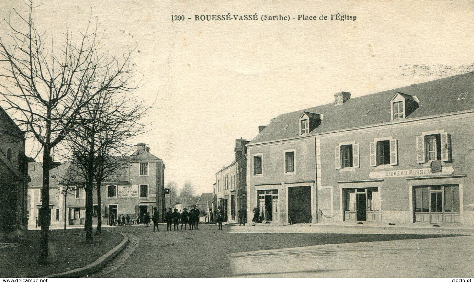 BOUASSE VASSE  PLACE DE L EGLISE ANIMEE - Other & Unclassified