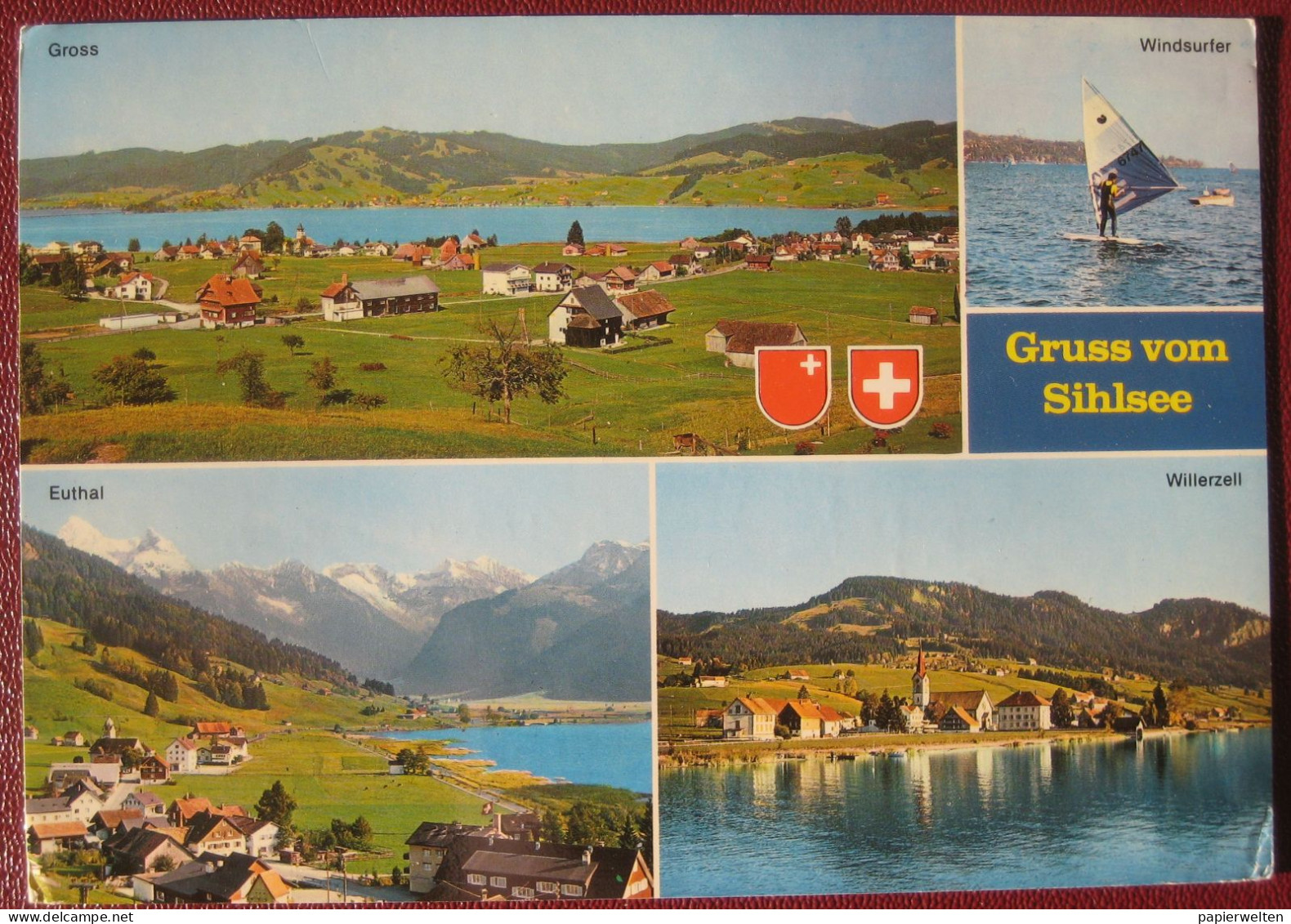 Einsiedeln (SZ) - Mehrbildkarte "Gruss Vom Sihlsee" / Gross, Euthal, Willerzell - Einsiedeln