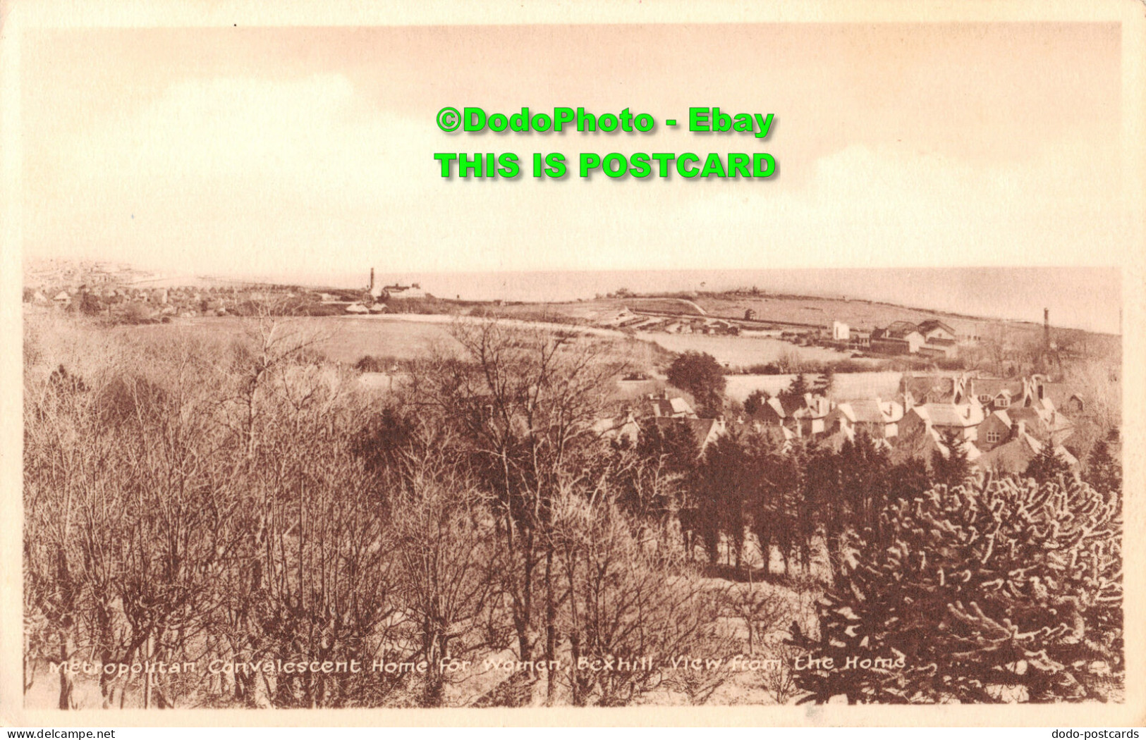 R358139 Metropolitan Convalescent Home For Women. Bexhill. View From The Home. T - Monde