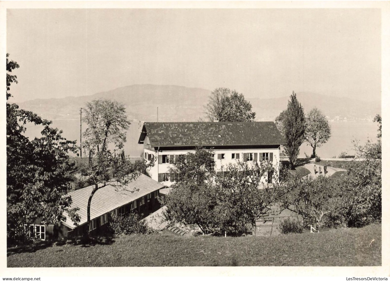 SUISSE - Ecole Française Du Valais - St Gingolph (Suisse) - Vue Générale - Carte Postale - Saint-Gingolph