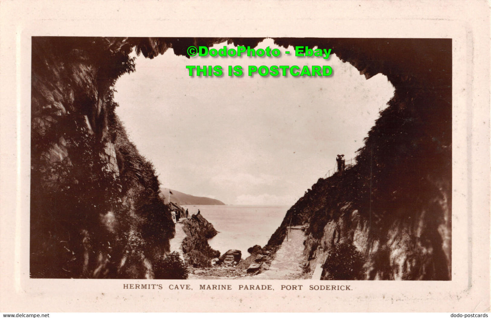 R358148 Port Soderick. Hermit Cave. Marine Parade. Port Soderick Series - Monde