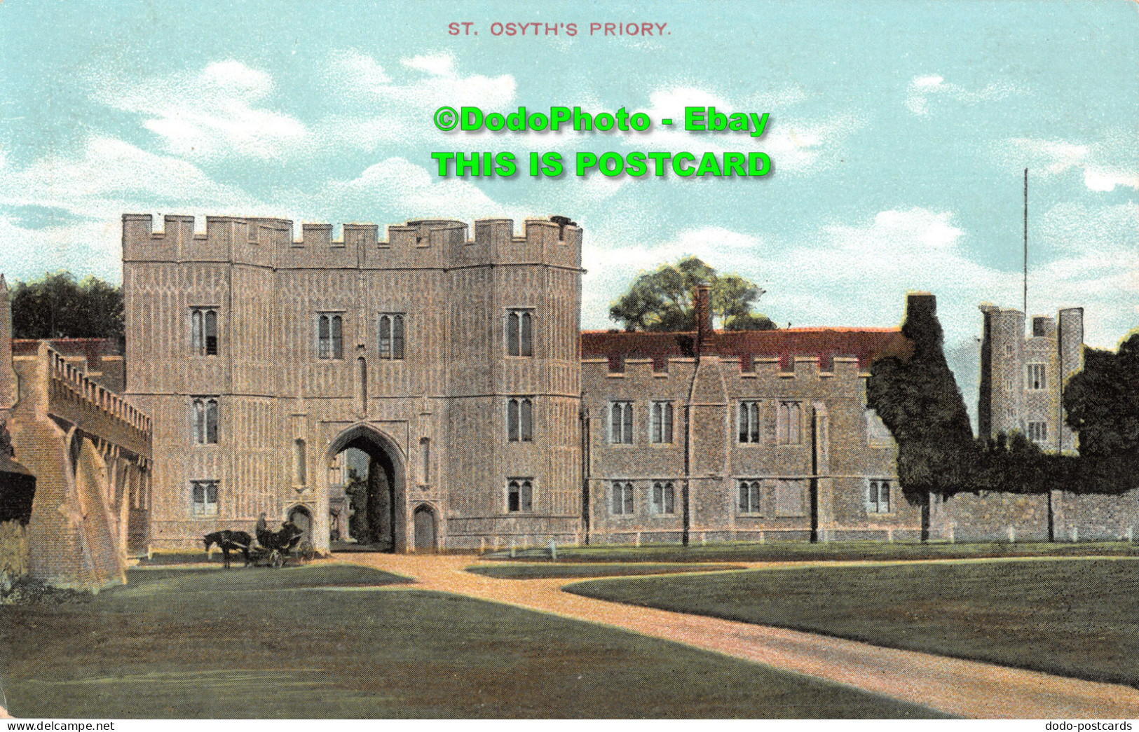 R358152 St. Osyth Priory. Postcard - Monde