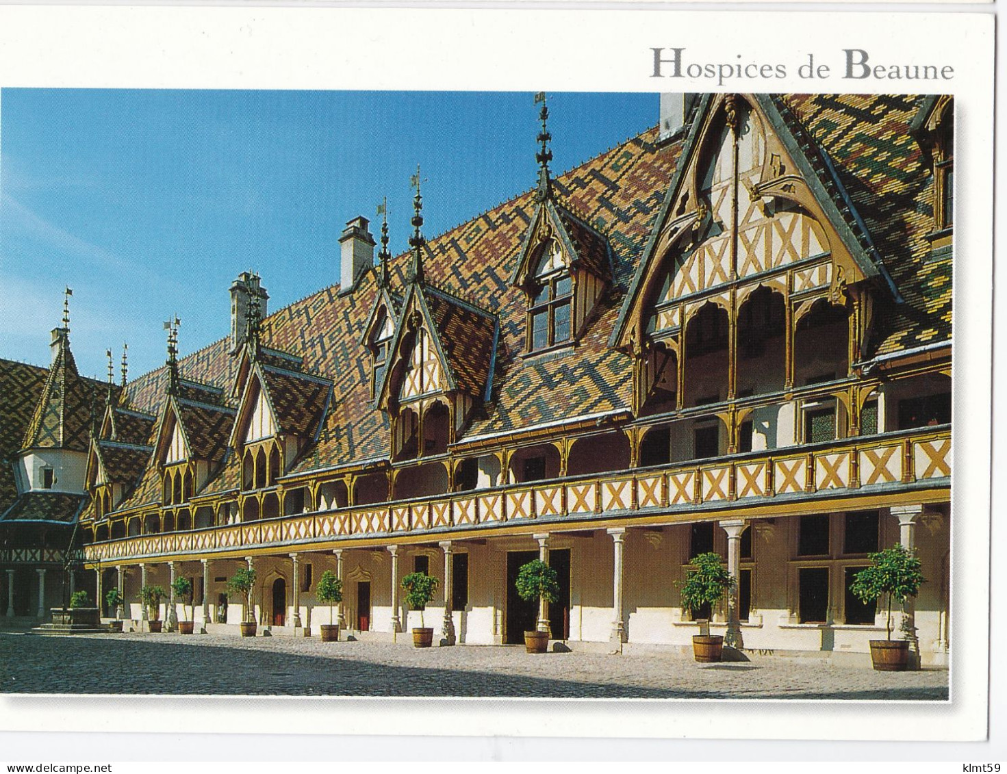 L'Hôtel Dieu De Beaune - La Cour D'honneur Et Le Bâtiment Principal - Beaune