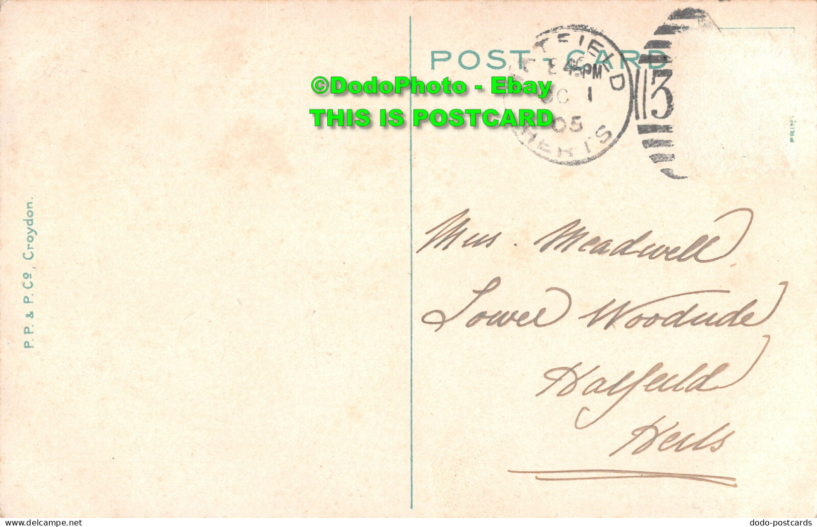 R358160 London. The Home Office. P. P. And P. 1905 - Autres & Non Classés