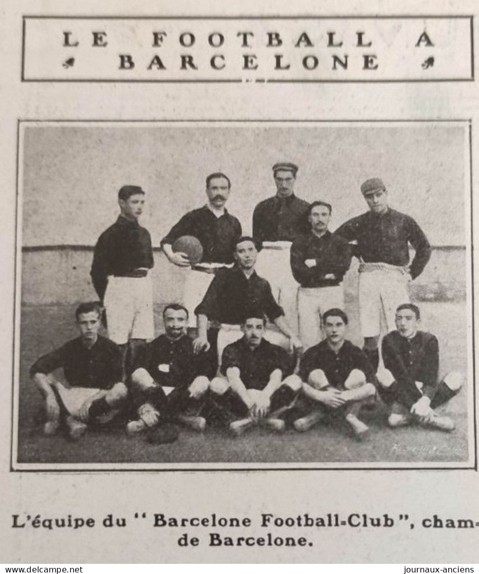 1905 FOOTBALL - LE FOOTBALL CLUB DE BARCELONE - LA VIE AU GRAND AIR - Autres & Non Classés