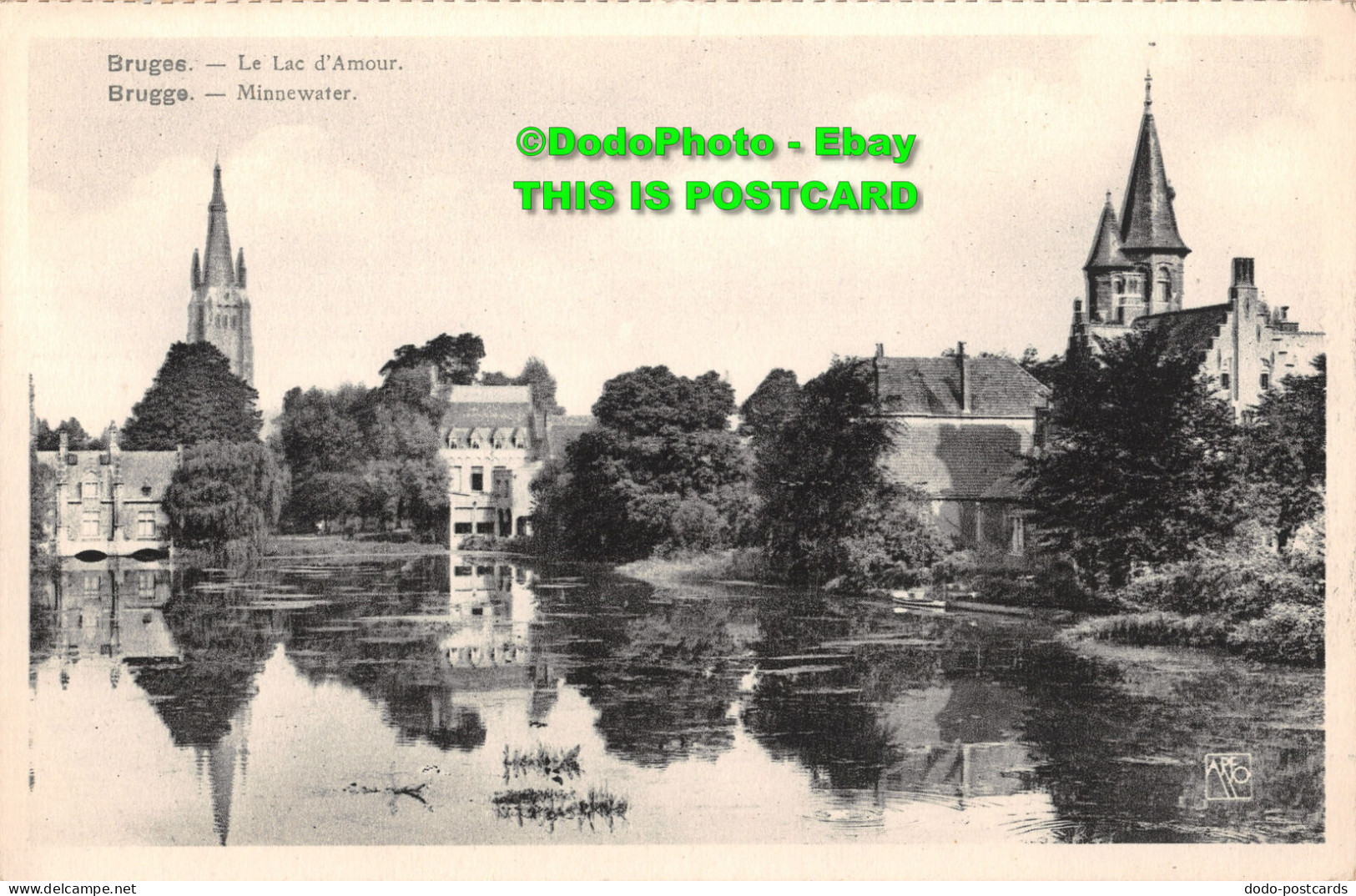 R358164 Brugge. Minnewater. Arfo. Postcard - Monde