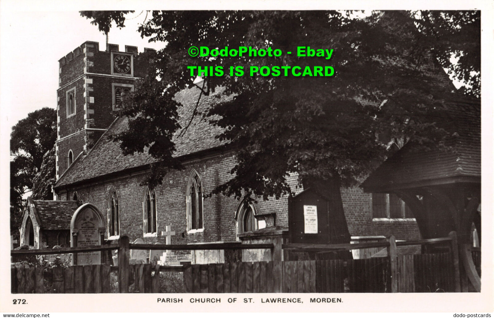 R358178 Morden. Parish Church Of St. Lawrence. Charles Skilton. RP - Monde