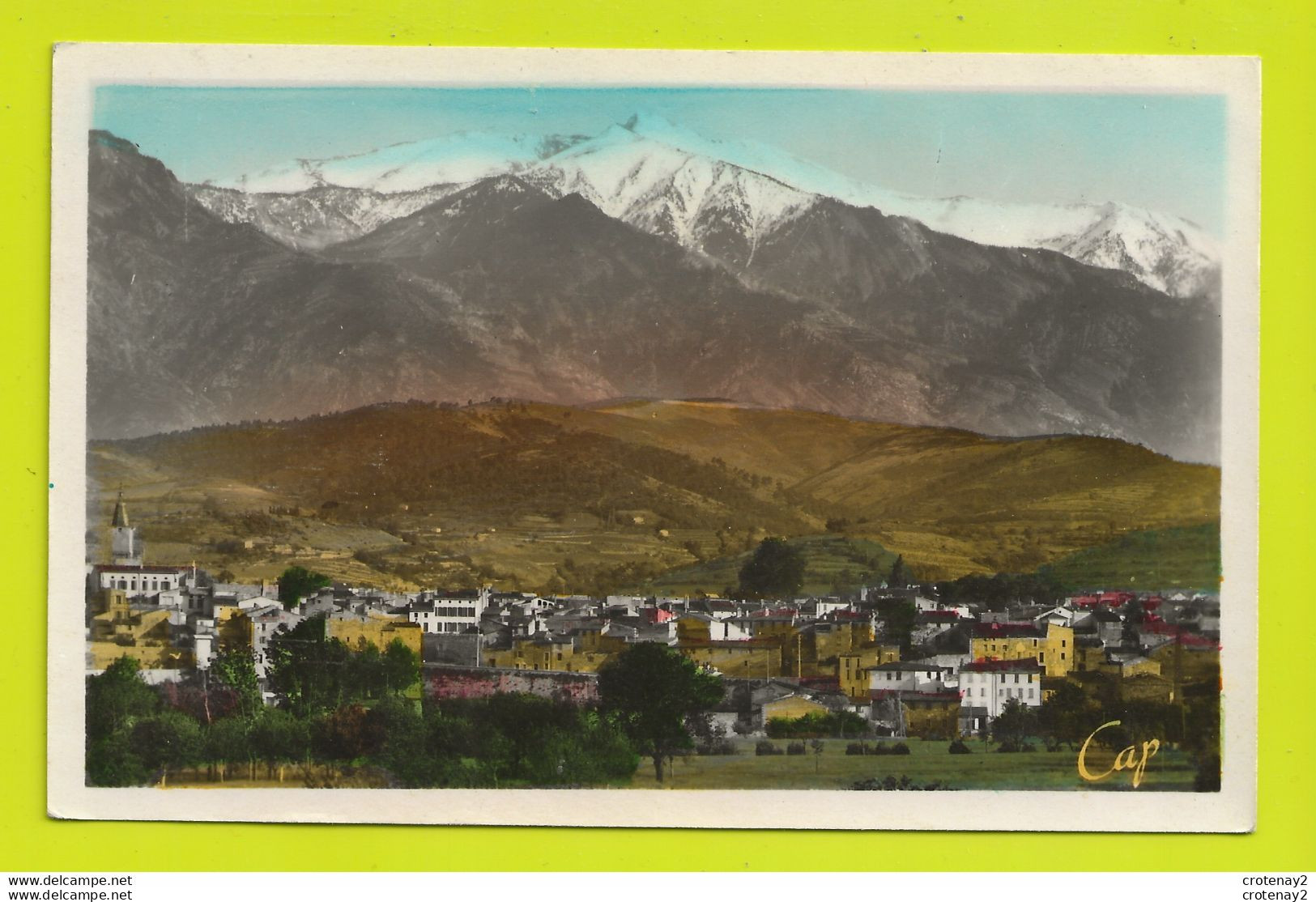 66 PRADES N°34 Vue Générale Et Le CANIGOU VOIR DOS - Prades