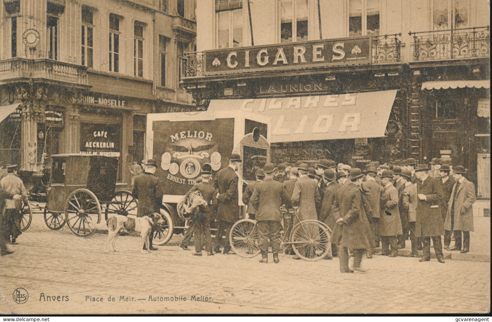 ANTWERPEN        PLACE DE MEIR    AUTOMOBILE MELIOR        2 SCANS - Antwerpen