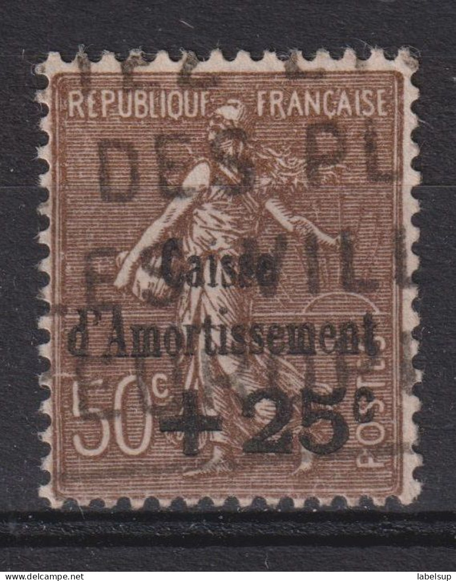 Timbre Oblitéré De France De 1930 YT 267 Caisse D'amortissement - Usati