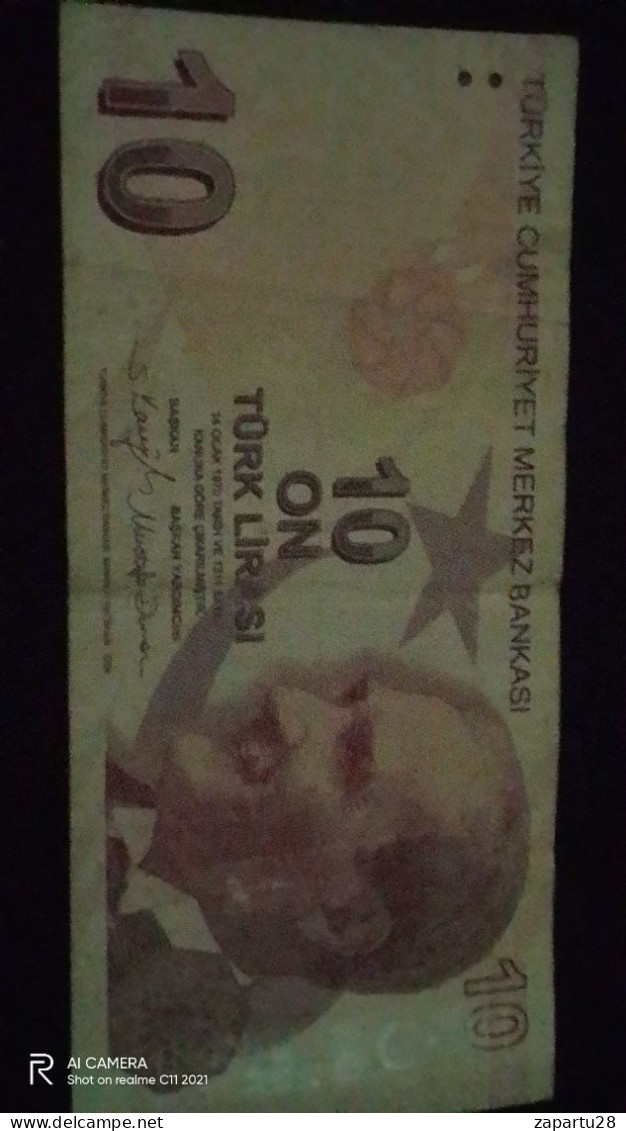 TÜRKİYE - 10 TL - F003           VF - Turkey