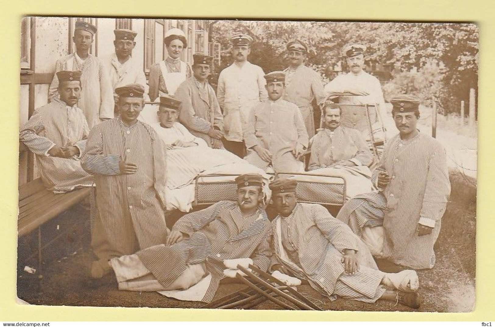 WW1 - Service De Santé - Hôpital Militaire -Armée Allemande - Soldats Allemands - Oorlog, Militair