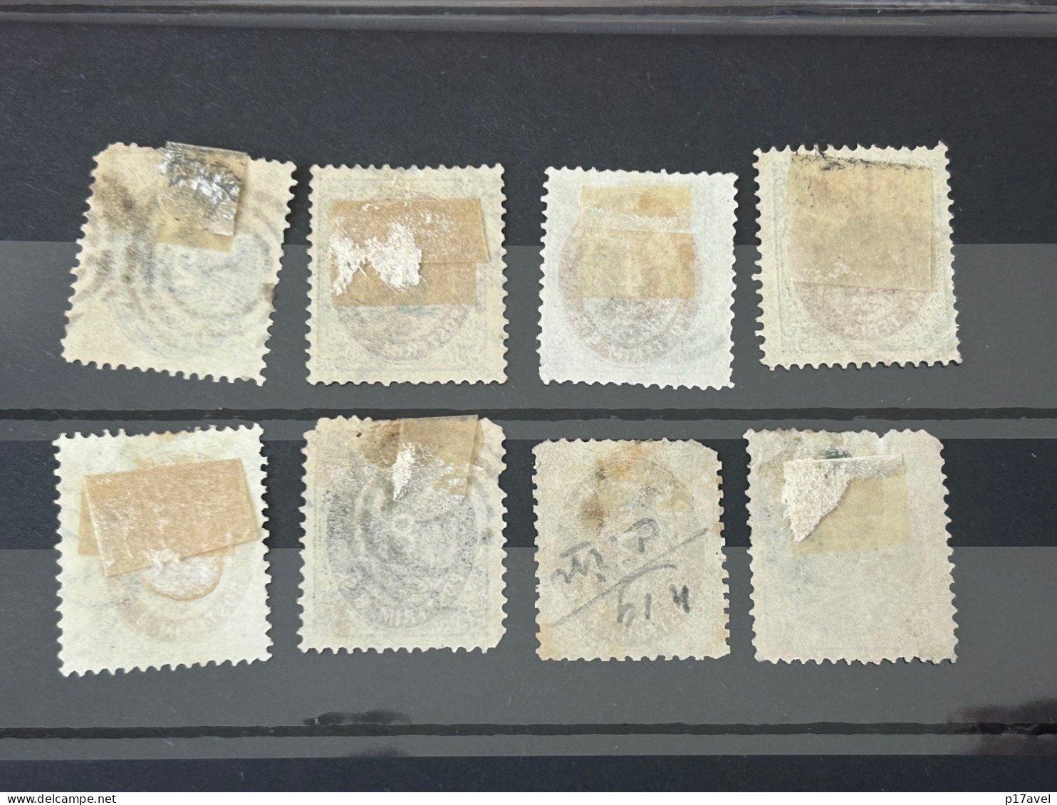 Dänemark Ziffer Stempellot Der Mi - Nr. 16 - 20 . - Used Stamps