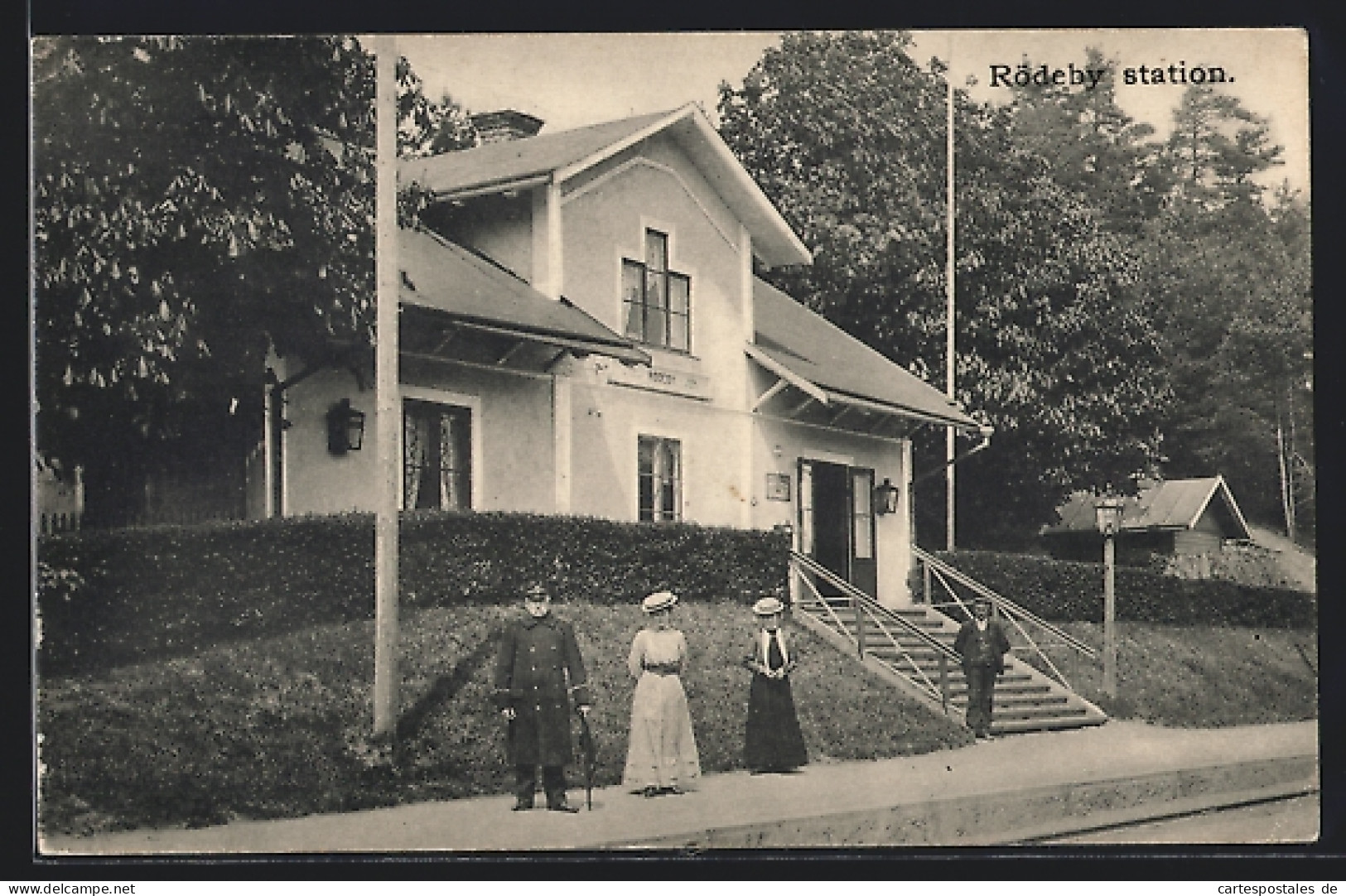 AK Rödeby, Am Bahnhof  - Suède