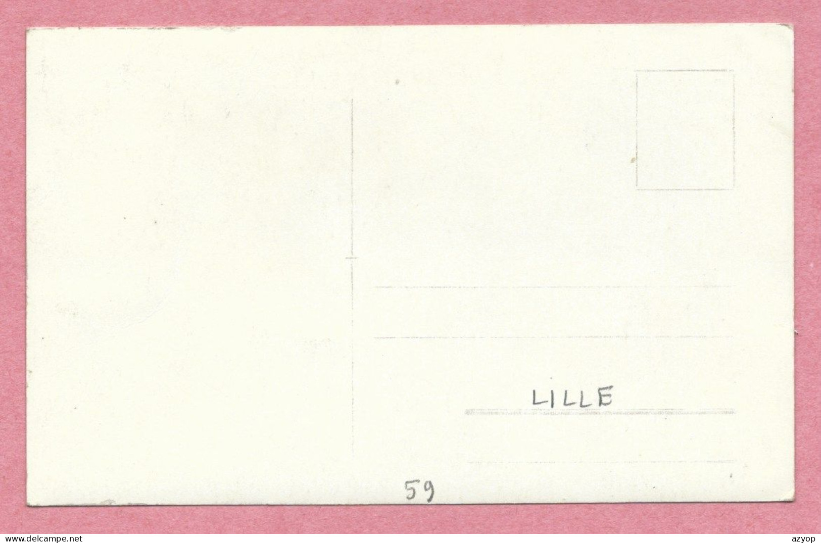 59 - LILLE - Carte Photo Allemande - Hopital Général - La DEULE - Péniche - Barge - Guerre 14/18 - 3 Scans - Lille