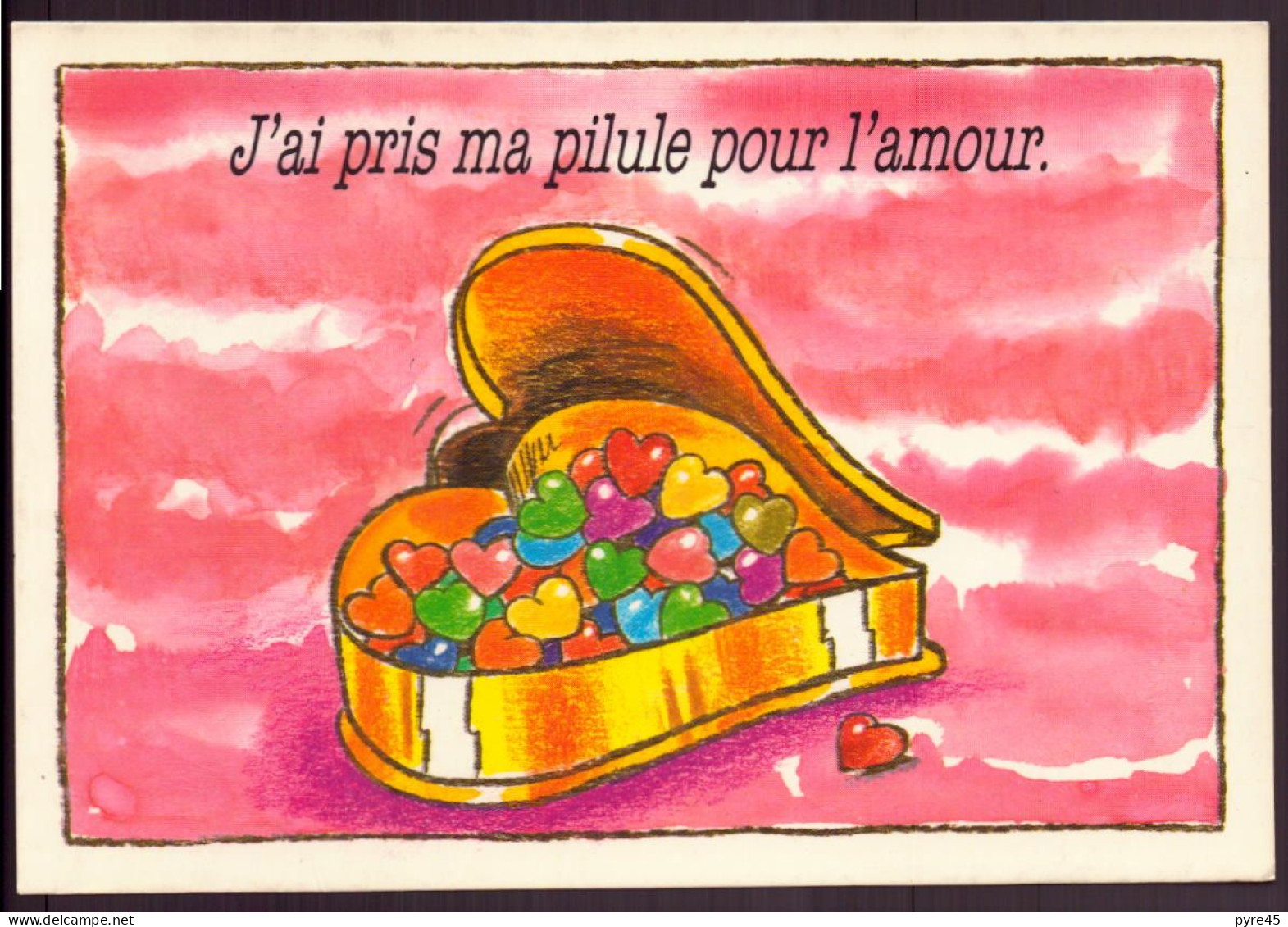 CPM " J'ai Pris Ma Pilule Pour L'amour " - Humor