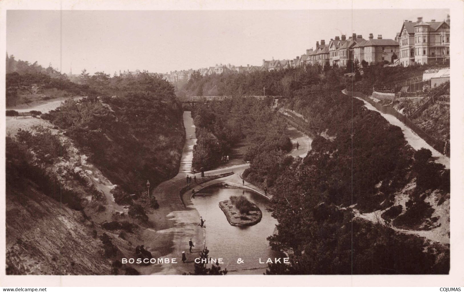 ANGLETERRE _S28844_ Boscombe Chine & Lake - Andere & Zonder Classificatie