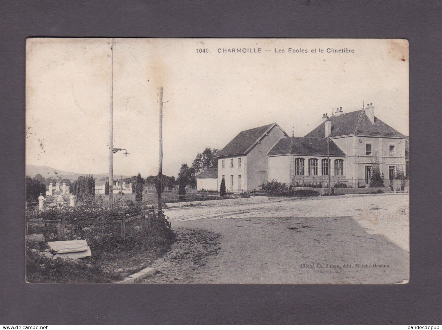 Charmoilles ( Doubs ) Ecoles Et Cimetiere ( école   3908) - Altri & Non Classificati