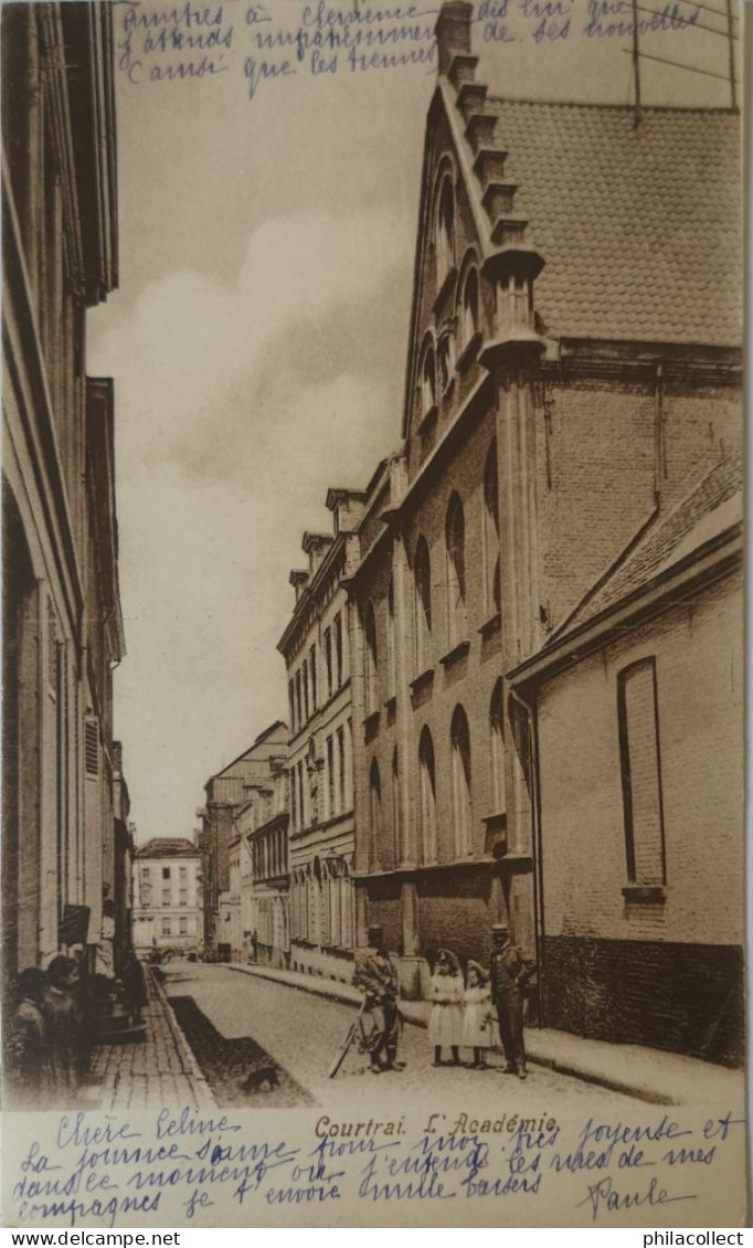 Kortrijk - Courtrai  //  L' Academie 1905 - Kortrijk