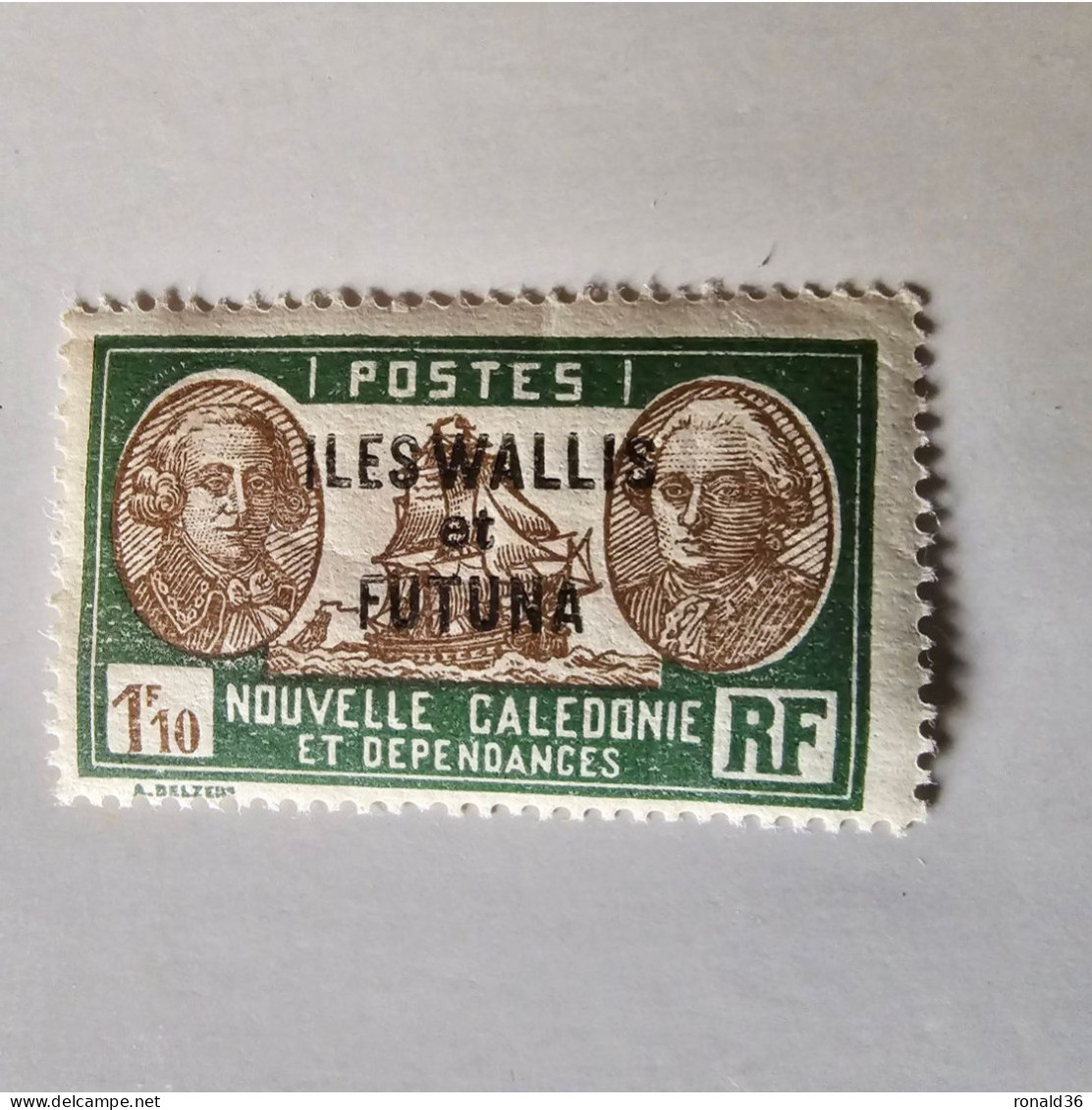 Océanie ILES WALLIS ET FUTUNA  POSTES N° 59 1f 10 Francs Timbre Poste Francais Colonie Française Protectorat - Ongebruikt