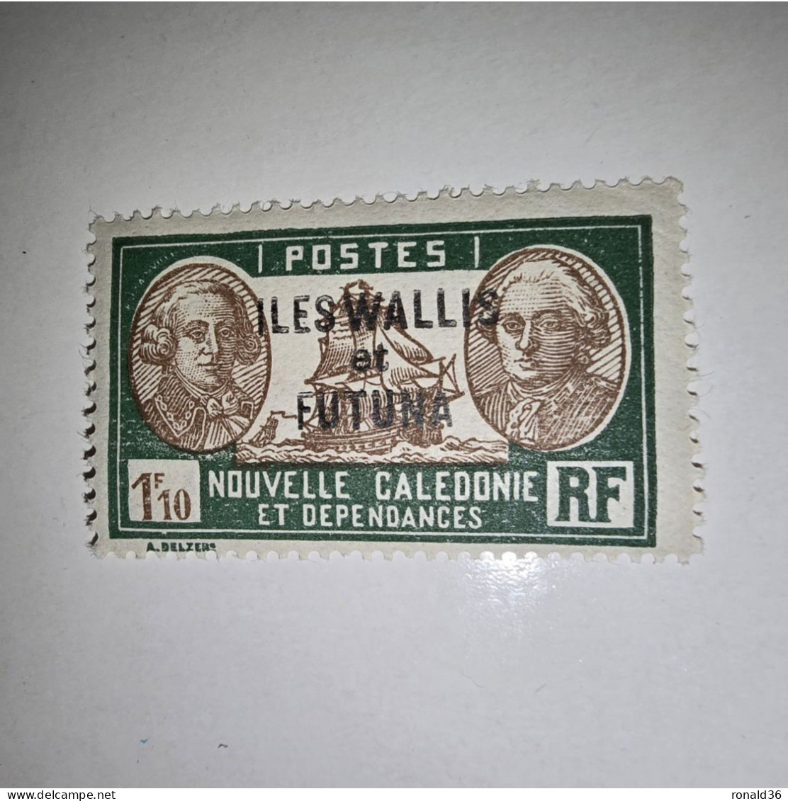 Océanie ILES WALLIS ET FUTUNA  POSTES N° 59 1f 10 Francs Timbre Poste Francais Colonie Française Protectorat - Ongebruikt
