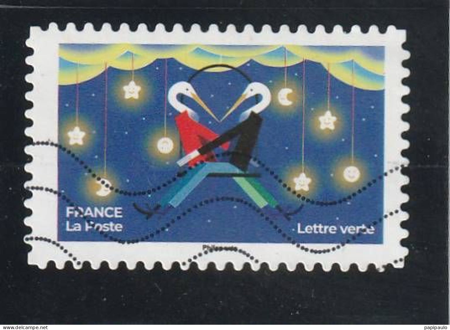 FRANCE 2022 Y&T 2225 Lettre Verte Oblitéré - Used Stamps