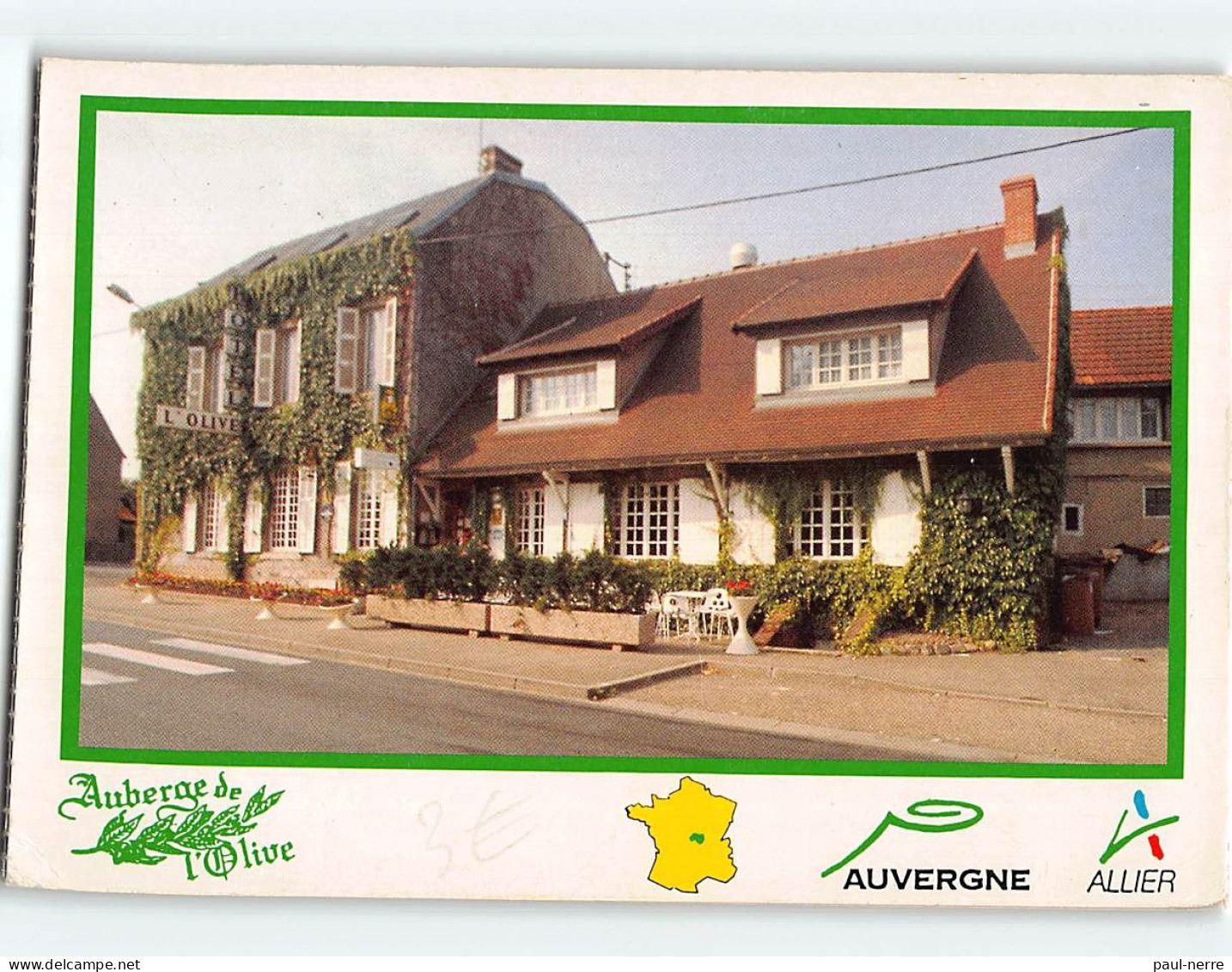 Auberge De L'Olive, DOMPIERRE SUR BESBRE - état, Carte Dépliable - Other & Unclassified