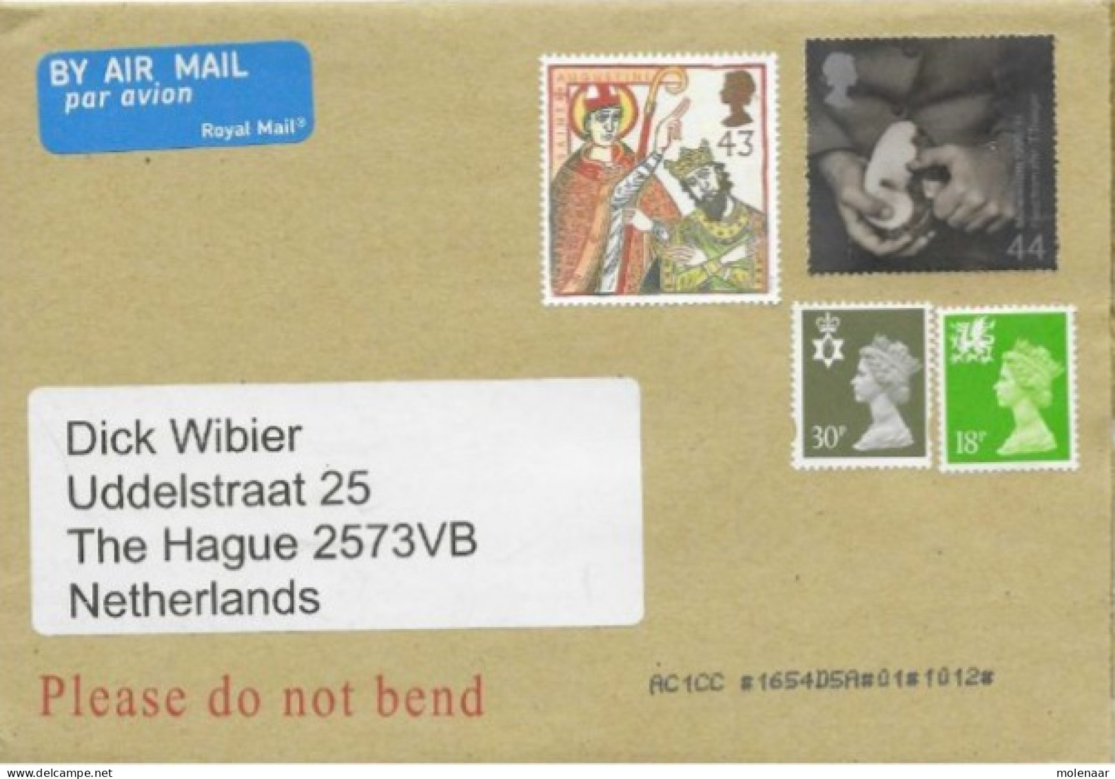 Postzegels > Europa > Groot-Brittannië > 1952-2022 Elizabeth II > Brief Met 4 Postzegels (17541) - Storia Postale