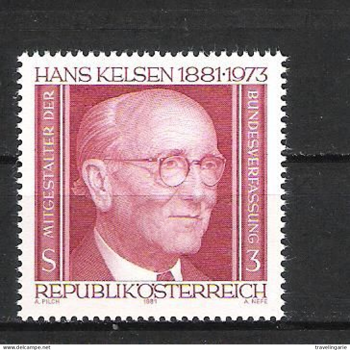 Austria 1981 Hans Kelsen (lawyer, Attorney,solicitor) MNH - Ongebruikt