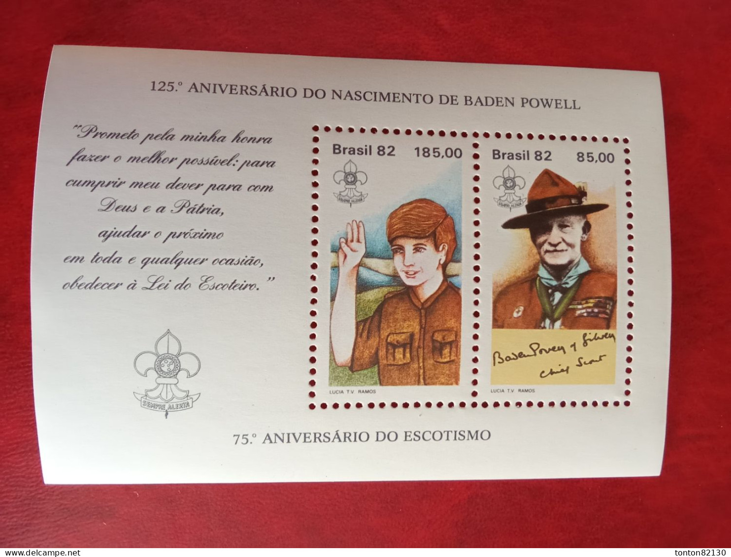BRESIL  BLOC  N° 50  NEUF**  GOMME FRAICHEUR POSTALE - Unused Stamps