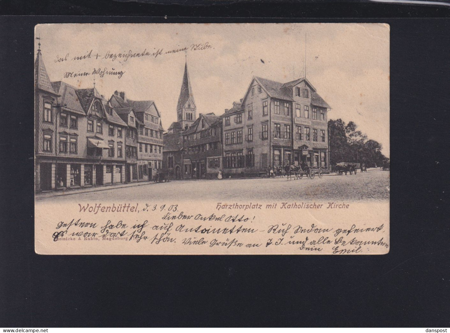 Dt. Reich AK Wolfenbüttel Harzthorplatz - Wolfenbüttel