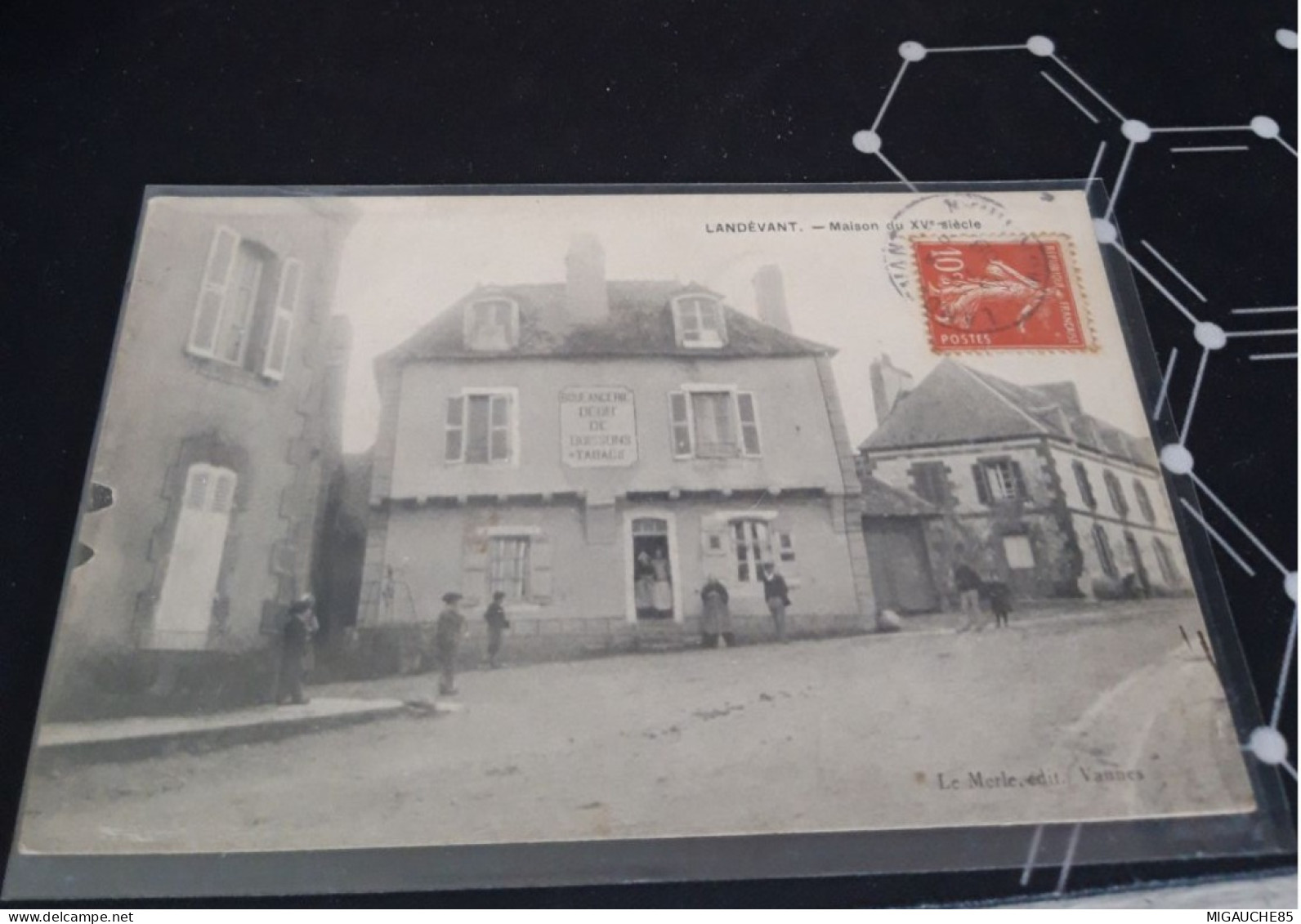 Carte   Postale  LANDEVANT  Maison Du Xv Siècle - Andere & Zonder Classificatie