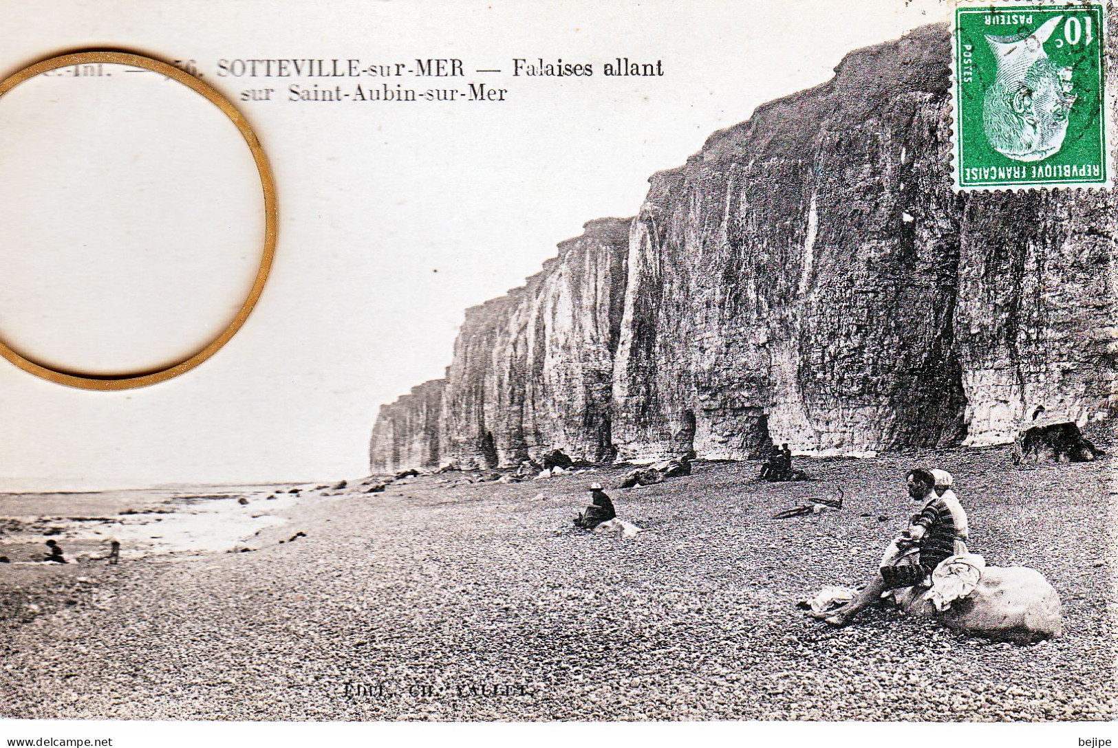 76 Seine Maritime SOTTEVILLE SUR MER Falaises Allant Sur SAINT AUBIN SUR MER - Altri & Non Classificati