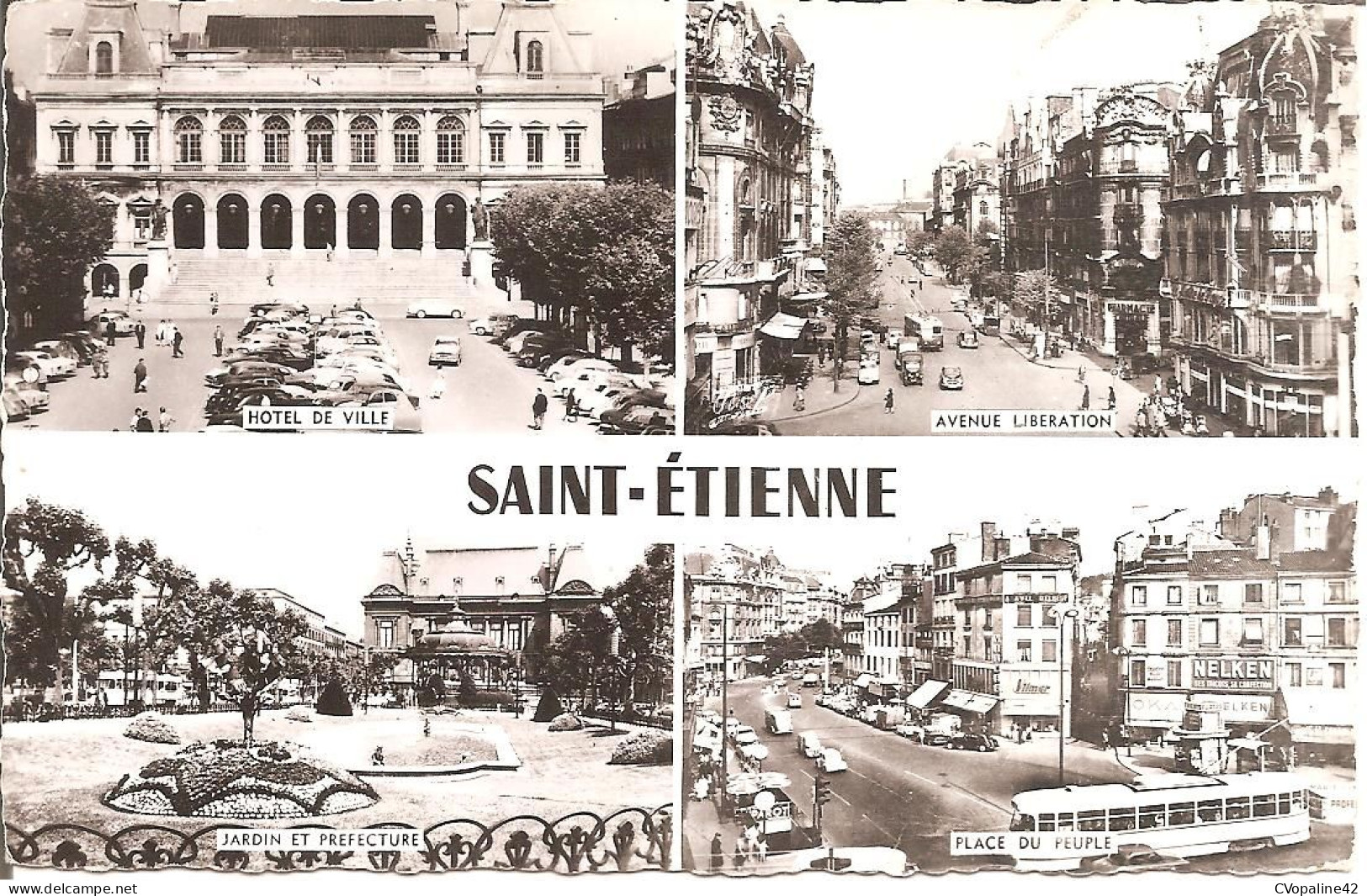 SAINT-ETIENNE (42) Carte Multivues  CPSM  PF - Saint Etienne