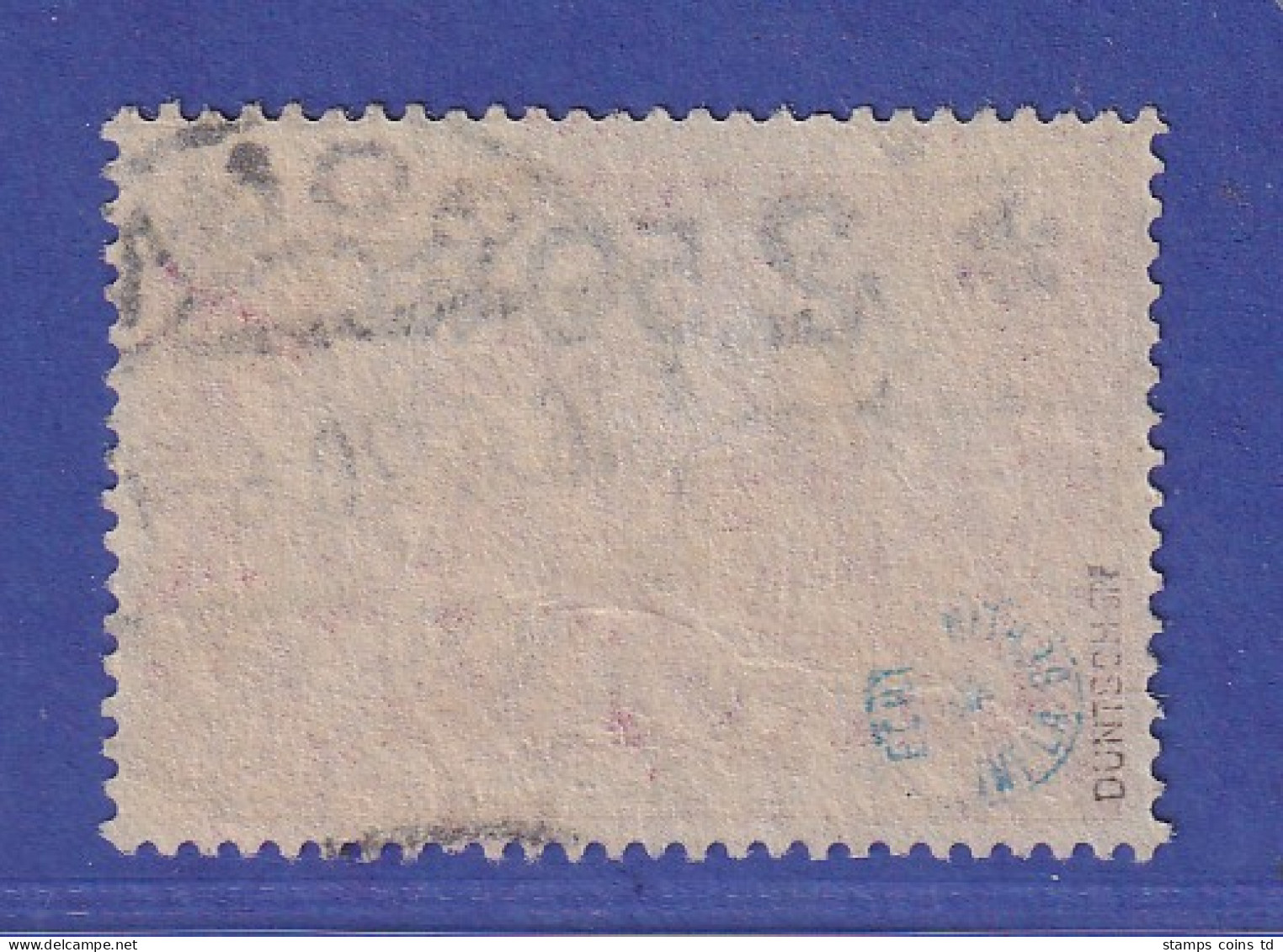 Dt. Reich 1920 Wertaufdruck 2,50 M  Mi.-Nr. 118b Gestempelt Gpr. DÜNTSCH BPP - Usados