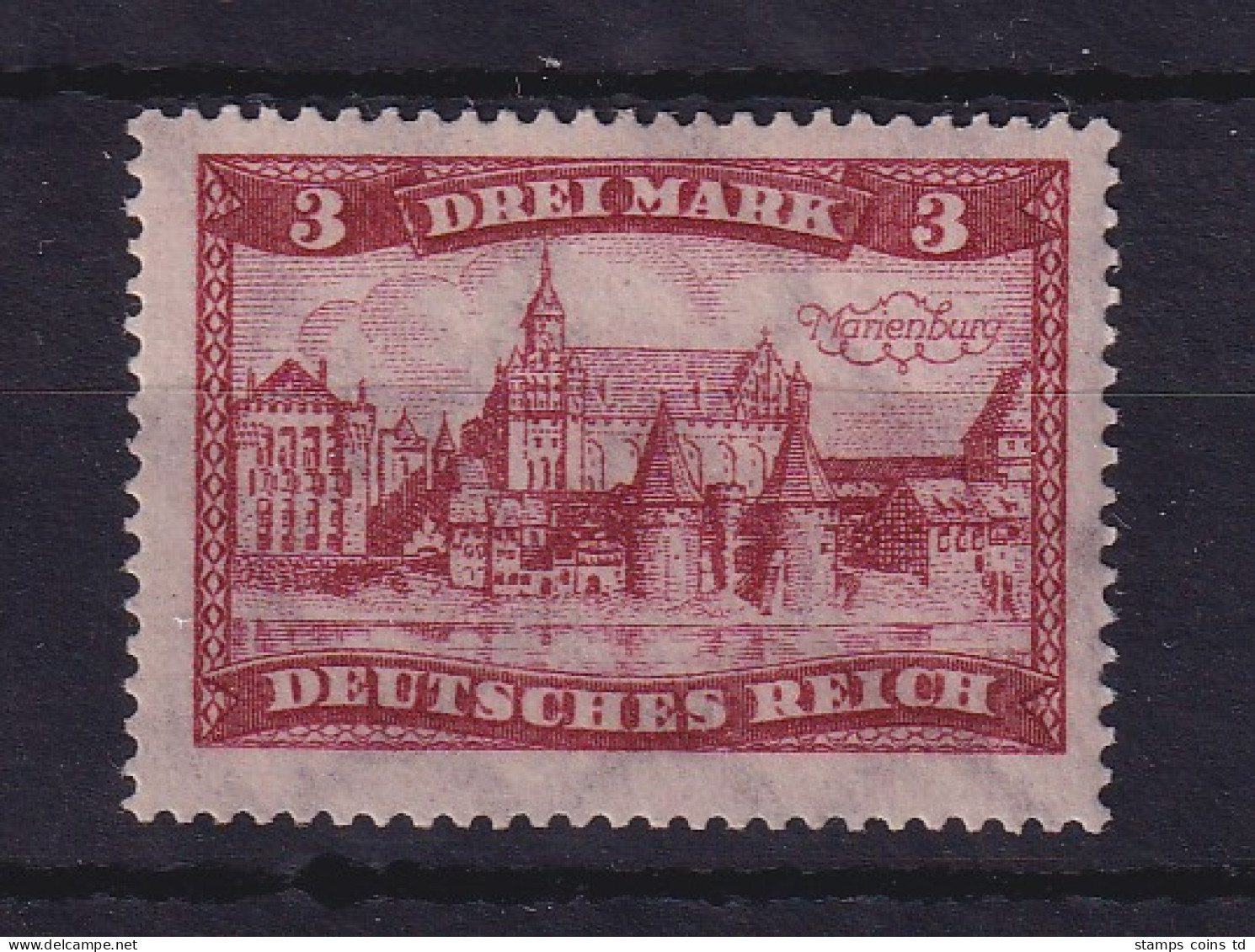 Dt. Reich 1924 Bauwerke 3 Mark Mi.-Nr. 366 Postfrisch ** - Unused Stamps