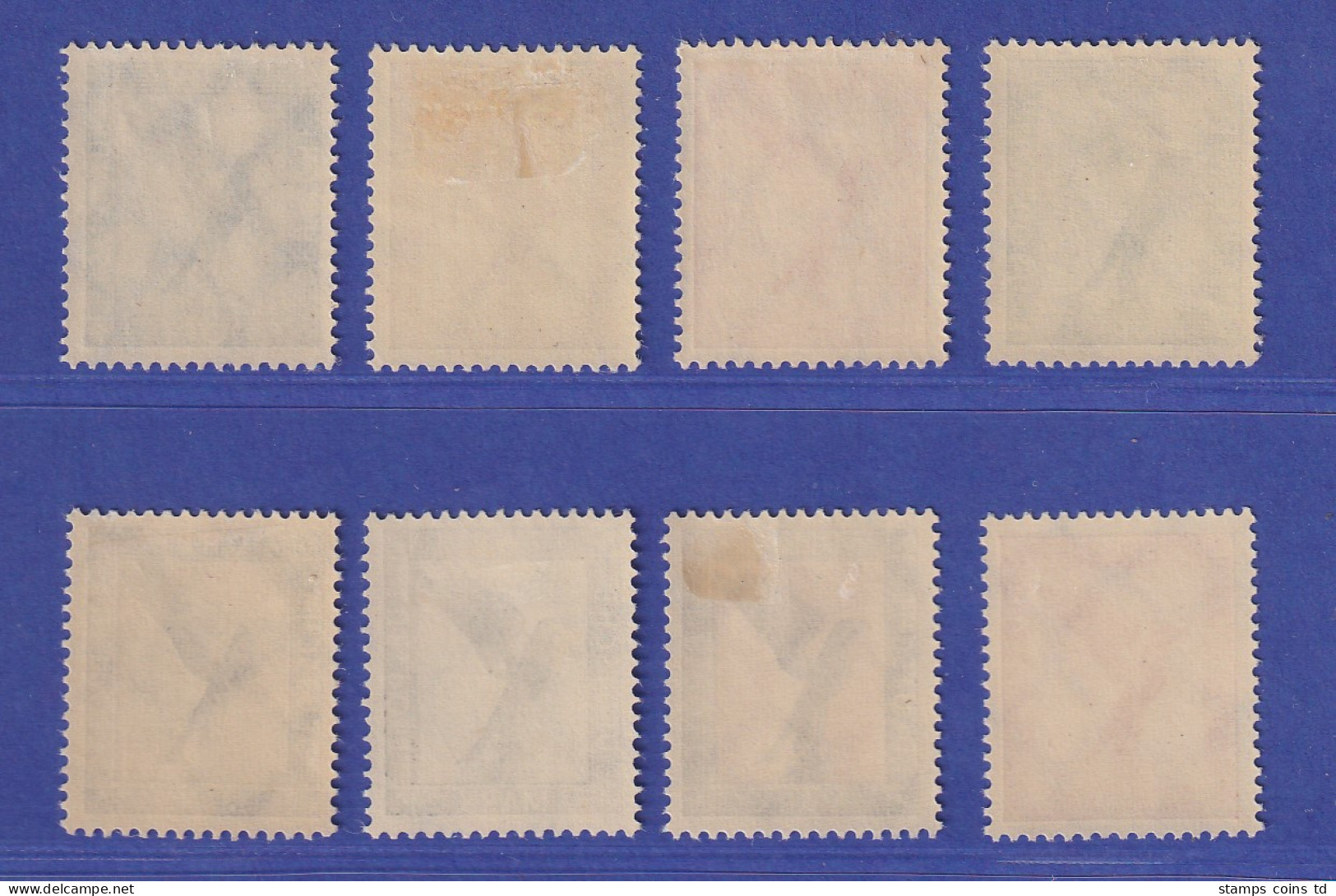 Dt. Reich 1926 Flugpostmarken Adler Mi.-Nr. 378-384 Ungebraucht * - Unused Stamps