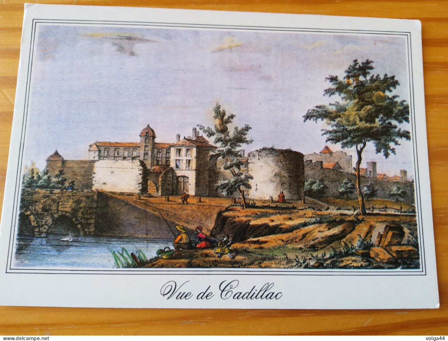 33 - CADILLAC - Le Chateau Des Ducs D'Epernon - Gravure Ancienne - Cadillac